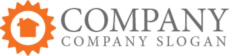 画像7: 太陽・家・輝き・輪・ロゴ・マークデザイン927 (7)