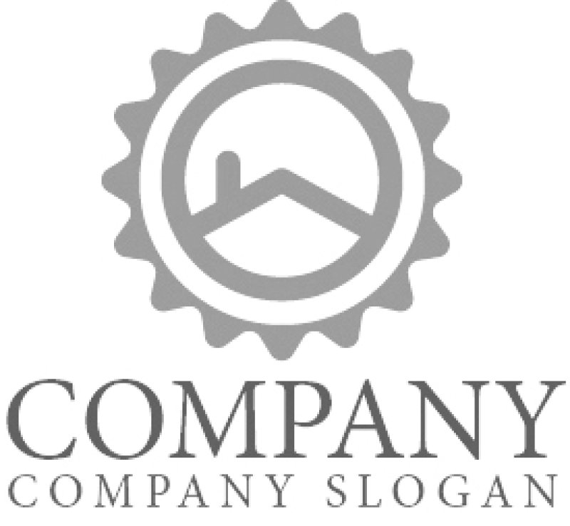 画像6: 屋根・太陽・家・歯車・ロゴ・マークデザイン929 (6)