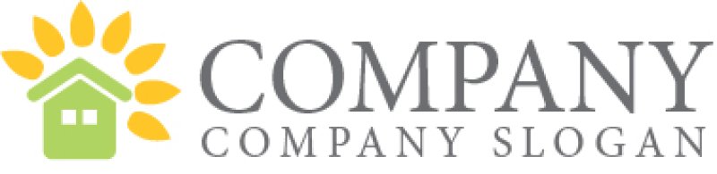 画像7: 太陽・家・花・輝き・ロゴ・マークデザイン931 (7)