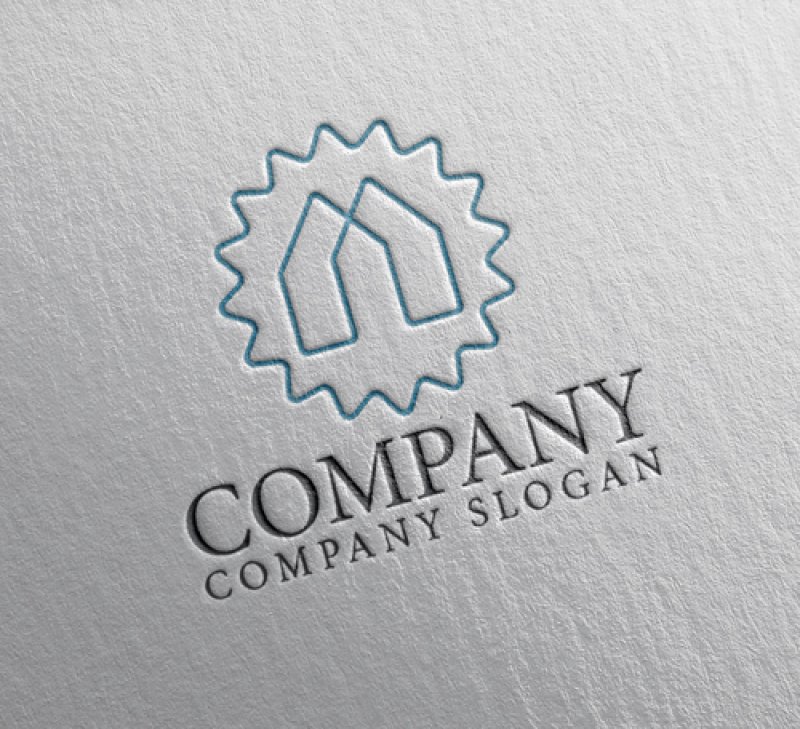 画像2: 太陽・家・重なり・輪・ロゴ・マークデザイン935 (2)