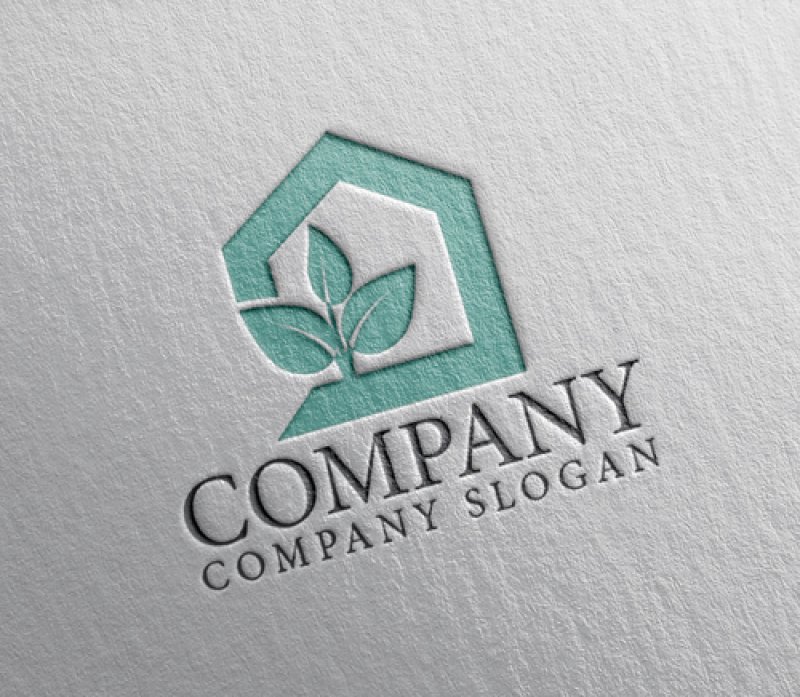 画像2: 家・葉・木・ロゴ・マークデザイン939 (2)