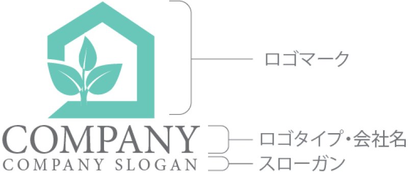 画像10: 家・葉・木・ロゴ・マークデザイン939 (10)