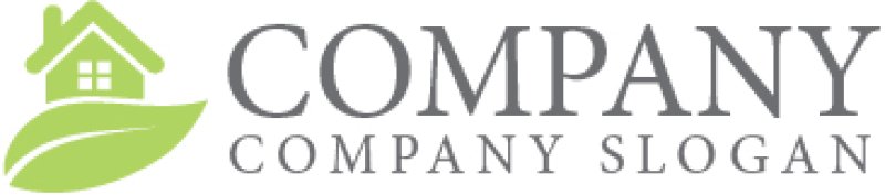 画像7: 家・葉・成長・ロゴ・マークデザイン943 (7)