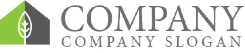 画像7: 木・家・葉・ロゴ・マークデザイン946 (7)