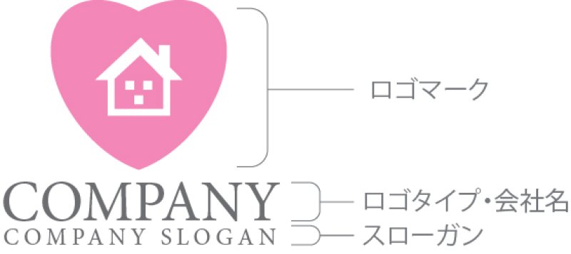 画像10: 家・ハート・窓・ロゴ・マークデザイン949 (10)