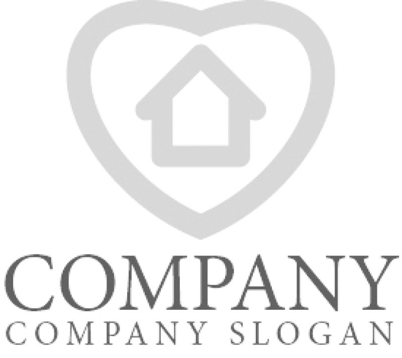 画像6: ハート・家・シンプル・ロゴ・マークデザイン950 (6)