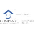 画像10: 家・人・笑顔・屋根・曲線・ロゴ・マークデザイン956