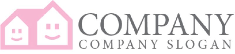 画像7: 家・顔・親子・ロゴ・マークデザイン966 (7)