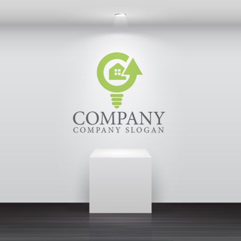画像5: 家・電球・リサイクル・ロゴ・マークデザイン979 (5)