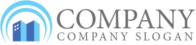 画像7: ビル・太陽・曲線・輪・ロゴ・マークデザイン982 (7)