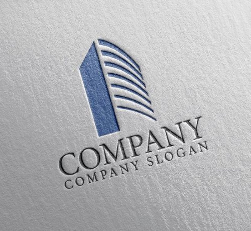 画像2: ビル・曲線・シンプル・線・ロゴ・マークデザイン987 (2)