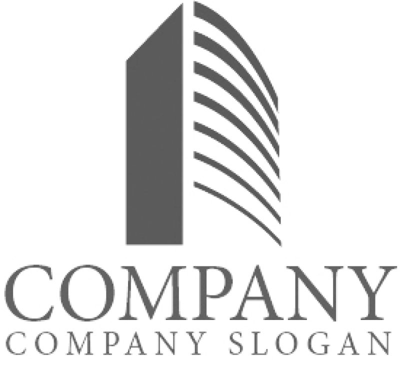 画像6: ビル・曲線・シンプル・線・ロゴ・マークデザイン987 (6)