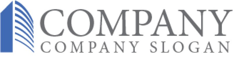 画像7: ビル・曲線・シンプル・線・ロゴ・マークデザイン987 (7)