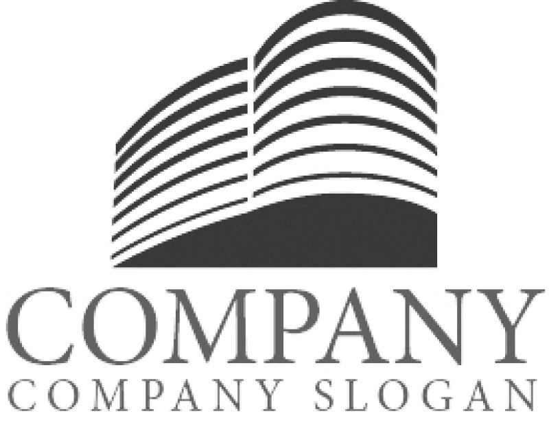 画像6: ビル・曲線・シンプル・上昇・ロゴ・マークデザイン989 (6)