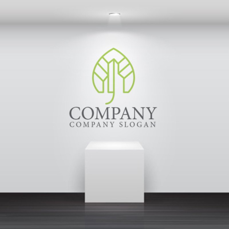 画像5: ビル・葉・街・ロゴ・マークデザイン995 (5)