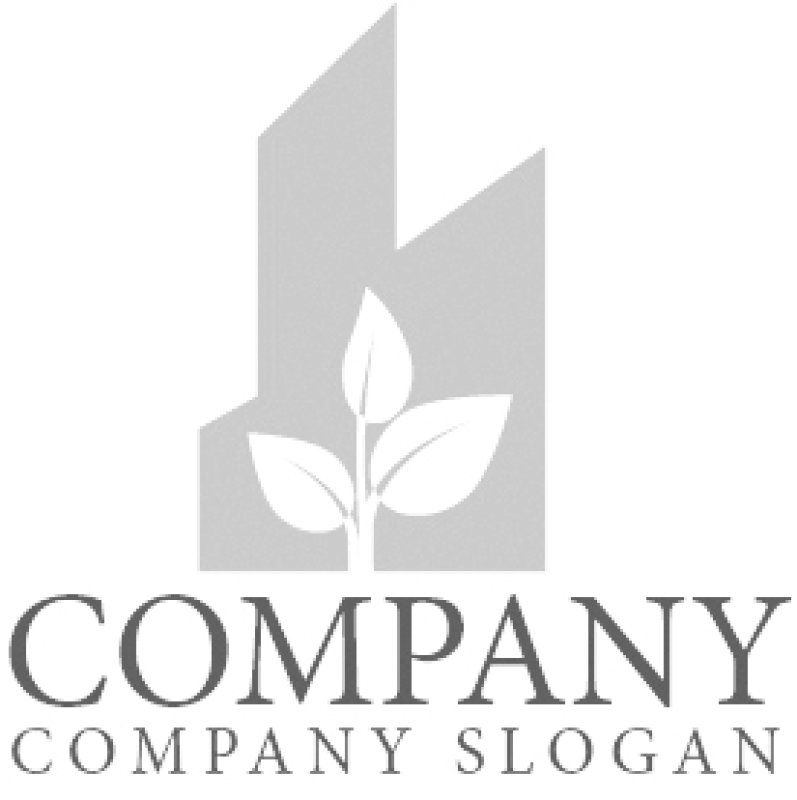 画像6: ビル・葉・街・成長・ロゴ・マークデザイン996 (6)