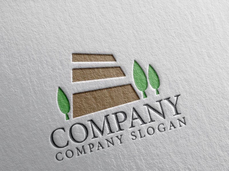 画像2: ビル・街・木・ロゴ・マークデザイン998 (2)