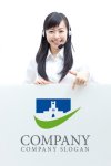 画像2: 学校・上昇ロゴ・マークデザイン004 (2)