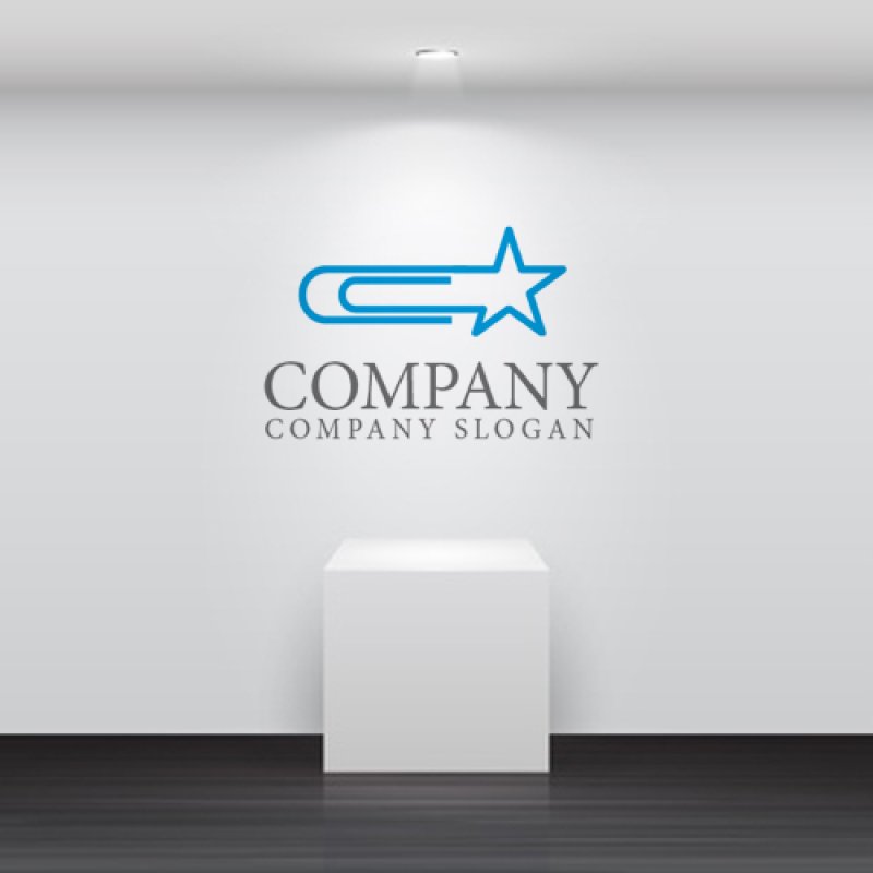 画像2: クリップ・星・前進・ロゴ・マークデザイン025 (2)