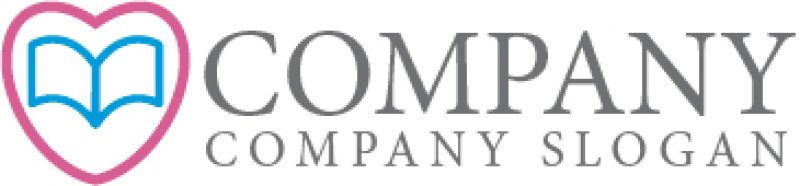 画像5: ハート・本・ロゴ・マークデザイン028 (5)