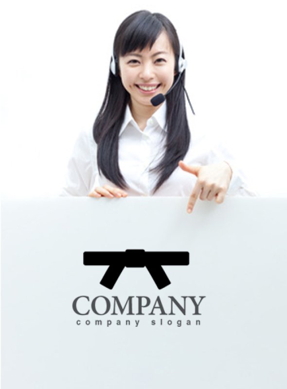 画像3: 黒帯・柔道・空手・ロゴ・マークデザイン039 (3)