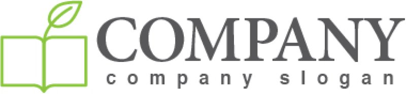 画像5: 本・葉・成長・ロゴ・マークデザイン057 (5)