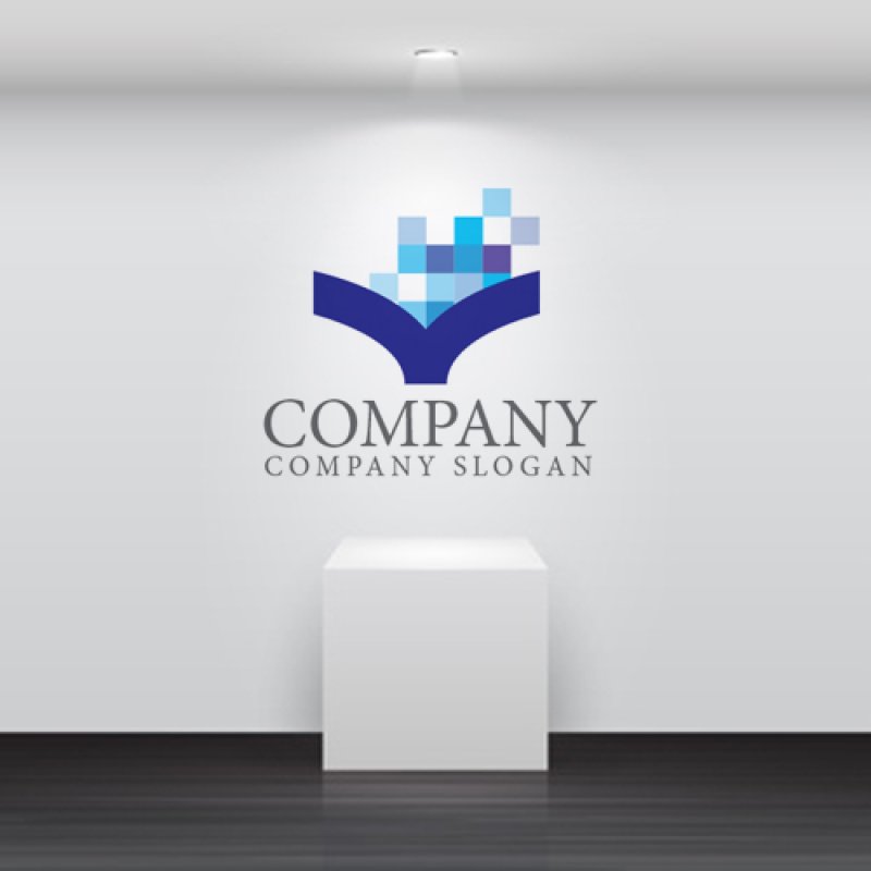 画像3: 本・ピクセル・ロゴ・マークデザイン063 (3)