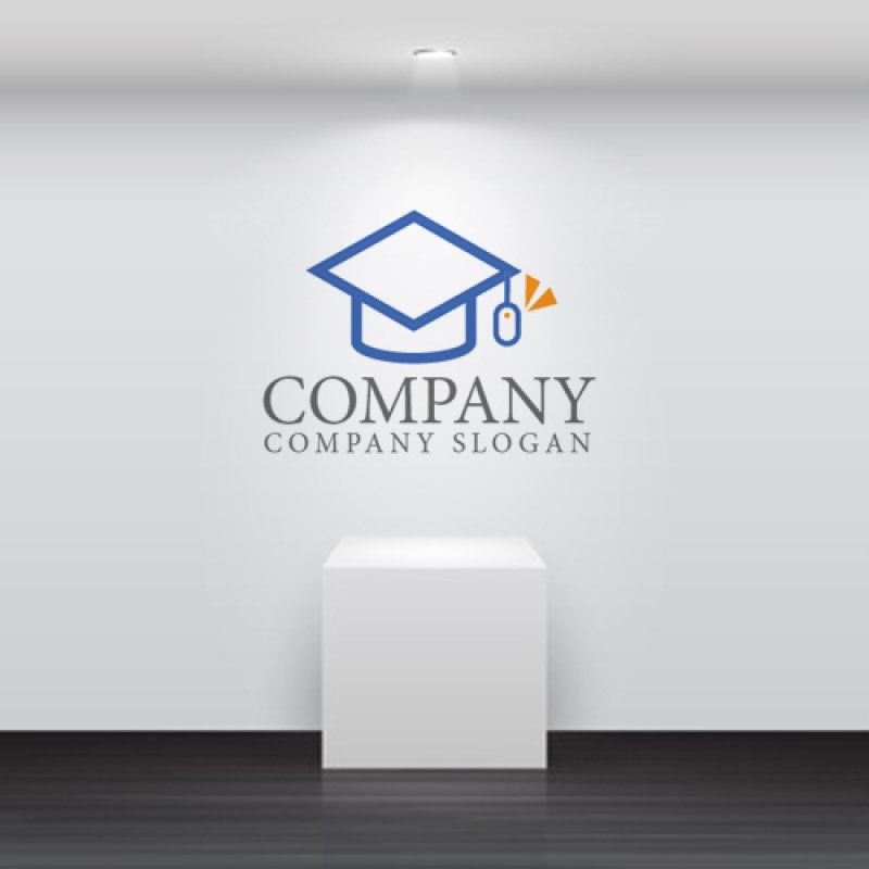 画像4: 学生帽・マウス・卒業・ロゴ・マークデザイン073 (4)