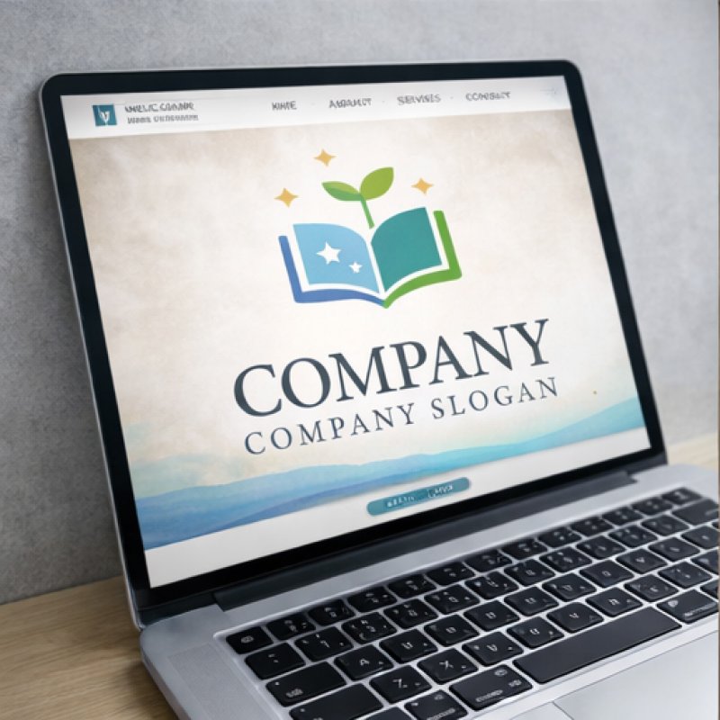 画像4: 本・葉・星・夢・ロゴ・マークデザイン089 (4)