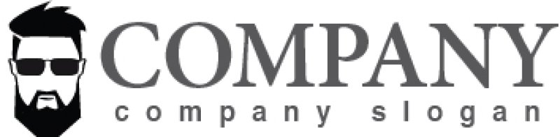 画像4: 顔・似顔絵・サングラス・ロゴ・マークデザインKO764 (4)