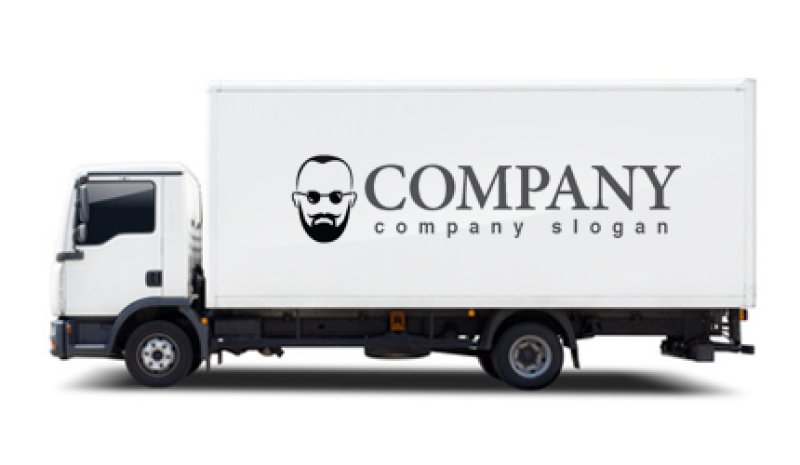 画像5: 顔・似顔絵・サングラス・髭・ロゴ・マークデザインKO779 (5)