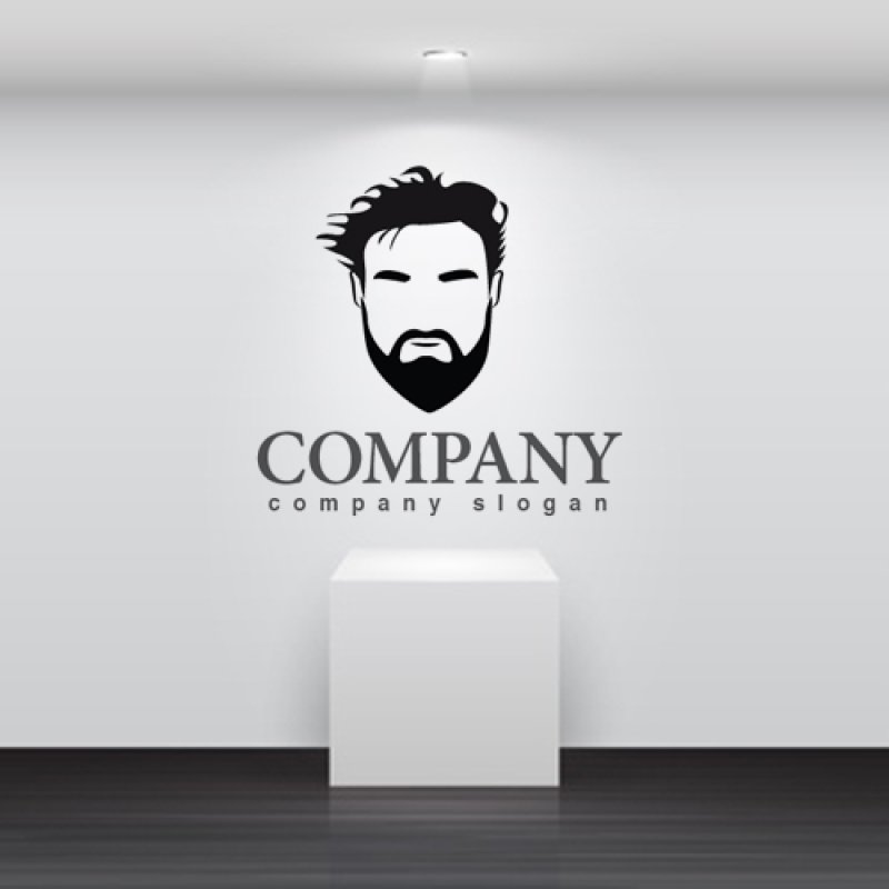 画像2: 顔・似顔絵・髭・ロゴ・マークデザインKO780 (2)