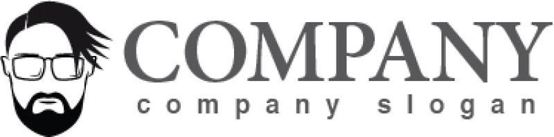 画像4: 顔・似顔絵・メガネ・髭・ロゴ・マークデザインKO798 (4)