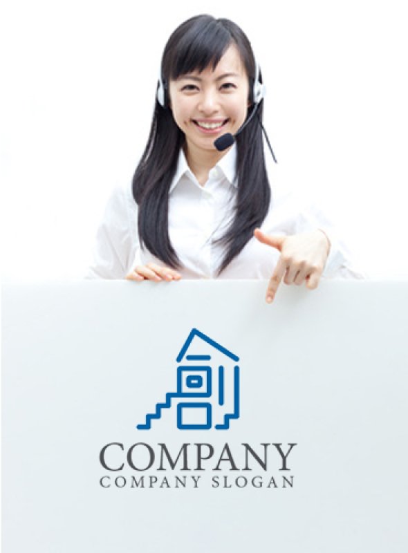 画像3: 創・家・階段・窓・ロゴ・マークデザイン037 (3)