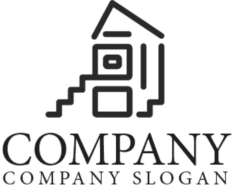 画像4: 創・家・階段・窓・ロゴ・マークデザイン037 (4)