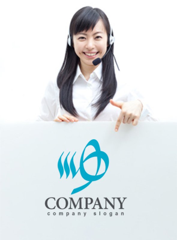 画像3: ゆ・湯気・ひらがな・ロゴ・マークデザイン072 (3)