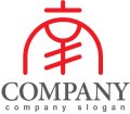 南・線・漢字・ロゴ・マークデザイン092