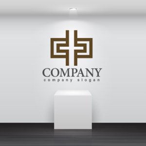 画像2: 中・漢字・十字・ロゴ・マークデザイン098