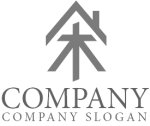 画像5: 木・漢字・家・ロゴ・マークデザイン139 (5)