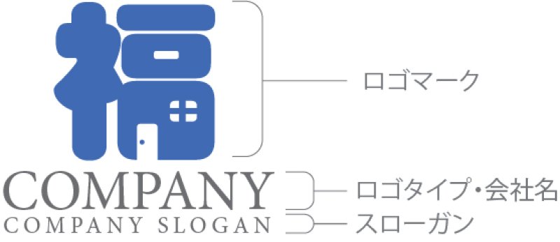 画像10: 福・家・ドア・漢字・ロゴ・マークデザイン147 (10)