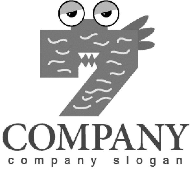 画像6: ウ・顔・怪獣・カタカナ・ロゴ・マークデザイン162 (6)