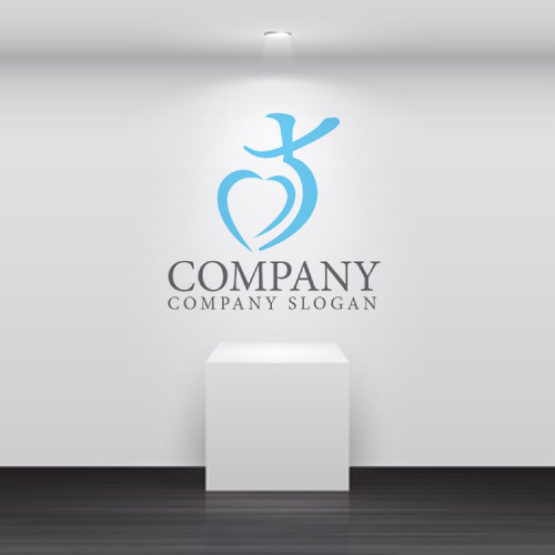 画像5: ち・ハート・ひらがな・ロゴ・マークデザイン167 (5)