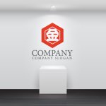 画像5: 金・漢字・六角形・ロゴ・マークデザイン195 (5)