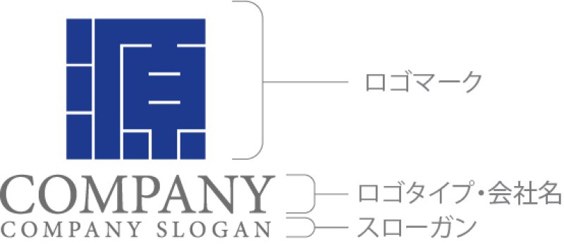 画像7: 源・四角・漢字・ロゴ・マークデザイン198 (7)