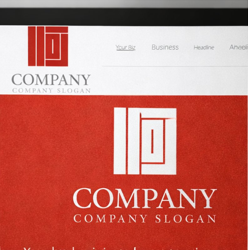 画像4: 河・漢字・四角・ロゴ・マークデザイン199 (4)