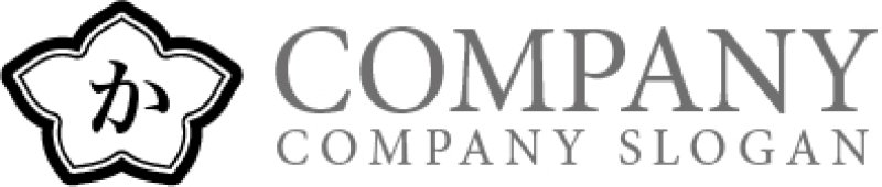 画像6: か・和風・ひらがな・葉・ロゴ・マークデザイン204 (6)