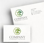 画像3: な・六角形・ひらがな・ロゴ・マークデザイン206 (3)