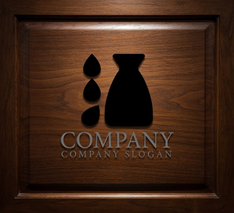 画像2: 酒・和風・漢字・徳利・ロゴ・マークデザイン207 (2)