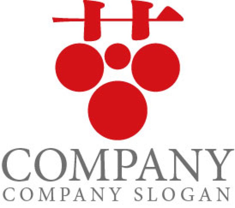 画像1: 苺・漢字・和・ロゴ・マークデザイン210 (1)