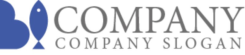 画像6: 魚・B・和風・漢字・ロゴ・マークデザイン211 (6)